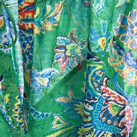 Ralph Lauren Chiffon Paisley Dress - Picture 3 of 10